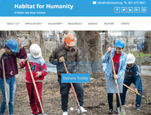 Tablet Screenshot of habitatwd.org